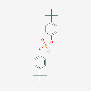 Phosphorochloridic acid, bis[4-(1,1-dimethylethyl)phenyl] ester