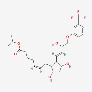 molecular formula C26H35F3O6 B10823812 Fluprostenol isopropyl ester 