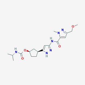 molecular formula C19H28N6O4 B10823825 Tagtociclib CAS No. 2460249-19-6