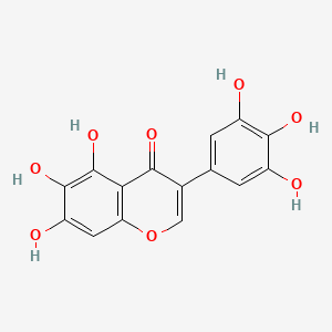 molecular formula C15H10O8 B10823897 Irigenol 