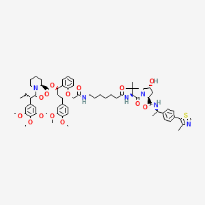 molecular formula C68H90N6O14S B10823936 DTAGv-1 