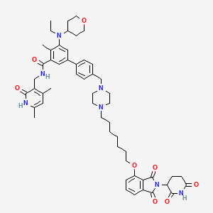 molecular formula C54H67N7O8 B10823989 PROTAC EZH2 Degrader-1 