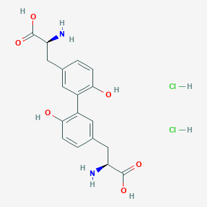 molecular formula C18H22Cl2N2O6 B10824071 L,L-Dityrosine Hydrochloride 