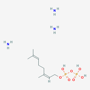 molecular formula C10H29N3O7P2 B10824073 Neryl pyrophosphate ammonium salt 