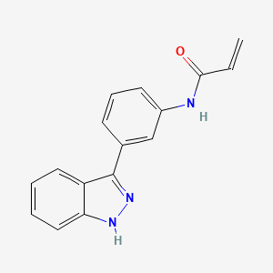 molecular formula C16H13N3O B10824095 Mkk7-cov-2 