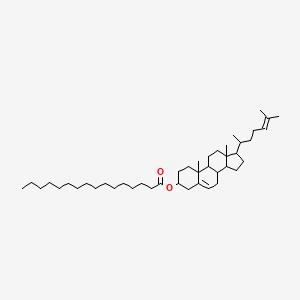 molecular formula C43H74O2 B10824200 [10,13-dimethyl-17-(6-methylhept-5-en-2-yl)-2,3,4,7,8,9,11,12,14,15,16,17-dodecahydro-1H-cyclopenta[a]phenanthren-3-yl] hexadecanoate 