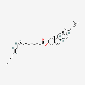 [(3S,8S,9S,10R,13R,14S,17R)-10,13-dimethyl-17-[(2R)-6-methylhept-5-en-2-yl]-2,3,4,7,8,9,11,12,14,15,16,17-dodecahydro-1H-cyclopenta[a]phenanthren-3-yl] (9Z,12E)-octadeca-9,12-dienoate