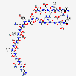 molecular formula C152H222N38O50 B10824241 Dasiglucagon [WHO-DD] 