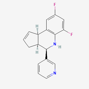 molecular formula C17H14F2N2 B10824243 Golgicide A-2 