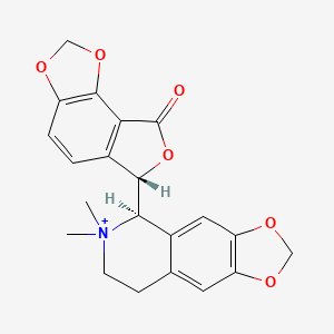 molecular formula C21H20NO6+ B10824244 l-Bicuculline (methobromide) 