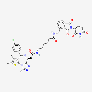 molecular formula C39H39ClN8O6S B10824250 PROTAC BET Degrader-10 