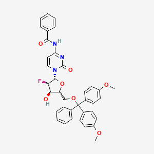 molecular formula C37H34FN3O7 B10824284 5'-O-DMT-N4-Bz-2'-F-dC 