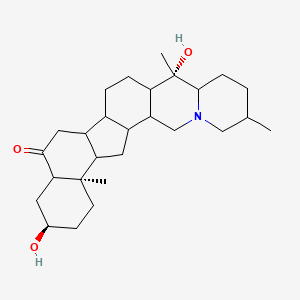 (10S,20R,23R)-10,20-Dihydroxy-6,10,23-trimethyl-4-azahexacyclo[12.11.0.02,11.04,9.015,24.018,23]pentacosan-17-one