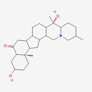 molecular formula C27H43NO3 B10824397 Verticinone;Raddeanine 