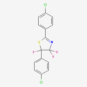 molecular formula C15H8Cl2F3NS B10824442 Fluorizoline 