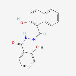 2-hydroxy-N'-[(E)-(2-hydroxynaphthalen-1-yl)methylidene]benzohydrazide