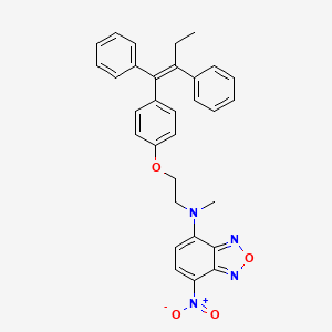 N-[2-[4-[(Z)-1,2-diphenylbut-1-enyl]phenoxy]ethyl]-N-methyl-4-nitro-2,1,3-benzoxadiazol-7-amine