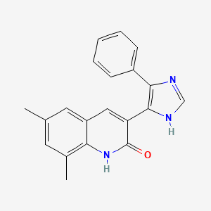 molecular formula C20H17N3O B10824599 Dipquo 