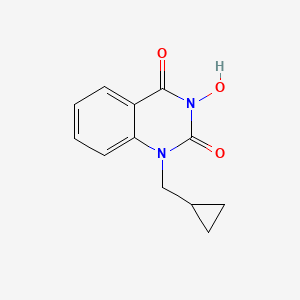 1-(cyclopropylmethyl)-3-hydroxyquinazoline-2,4(1H,3H)-dione