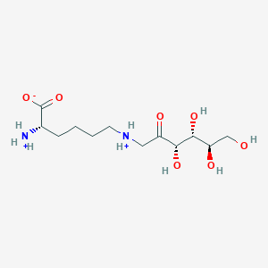 molecular formula C12H25N2O7+ B10824653 Fructosyllysine(1+) 