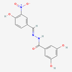 molecular formula C14H11N3O6 B10824844 Neuraminidase-IN-1 