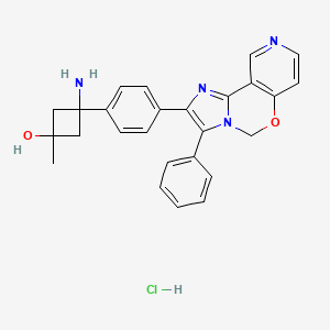 molecular formula C26H25ClN4O2 B10824939 Pifusertib hydrochloride 