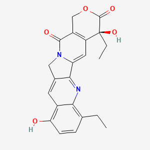 molecular formula C22H20N2O5 B10824987 12-Ethyl-9-hydroxycamptothecin 