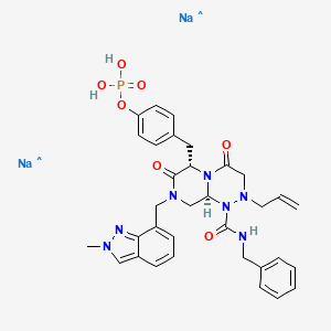 molecular formula C33H36N7Na2O7P B10824990 CID 166603977 