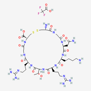 molecular formula C38H66F3N17O14S2 B10825025 LyP-1 (TFA) 