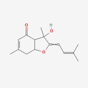 molecular formula C15H20O3 B10825042 (+)-Angelikoreanol;Angelikoreanol;Bisabolangelone 