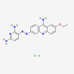 3-[(9-Amino-7-ethoxyacridin-3-yl)diazenyl]pyridine-2,6-diamine;hydrochloride