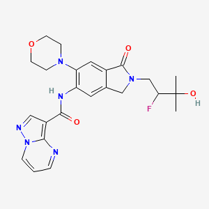 molecular formula C24H27FN6O4 B10825141 IRAK4i-2 