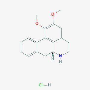 molecular formula C18H20ClNO2 B10825198 N-Nornuciferine hydrochloride 