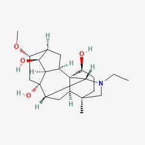 (1S,2R,3R,4S,5S,6S,8S,9S,10R,13R,16S,17R)-11-ethyl-6-methoxy-13-methyl-11-azahexacyclo[7.7.2.12,5.01,10.03,8.013,17]nonadecane-4,8,16-triol