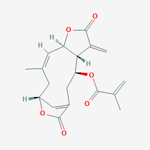 [(3S,4R,8R,9Z,12R)-10-methyl-5-methylidene-6,14-dioxo-7,13-dioxatricyclo[10.2.1.04,8]pentadeca-1(15),9-dien-3-yl] 2-methylprop-2-enoate