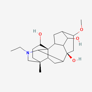 (1S,8S,13R)-11-ethyl-6-methoxy-13-methyl-11-azahexacyclo[7.7.2.12,5.01,10.03,8.013,17]nonadecane-4,8,16-triol