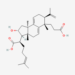 molecular formula C30H44O5 B10825330 Poricoic acid B 