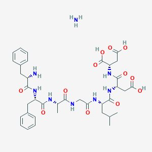 molecular formula C37H52N8O12 B10825347 FFAGLDD amine salt 