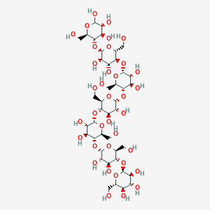 molecular formula C42H72O36 B10825404 L-Glc(a1-4)L-Glc(a1-4)L-Glc(a1-4)Glc(a1-4)Glc(a1-4)Glc(a1-4)Glc 