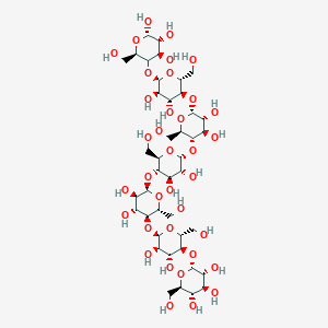 molecular formula C42H72O36 B10825456 Glc(a1-4)Glc(a1-4)Glc(a1-4)Glc(a1-4)Glc(a1-4)Glc(a1-4)Hex 