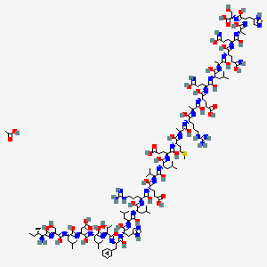 molecular formula C143H235N41O45S B10825470 CRF (6-33) acetate 