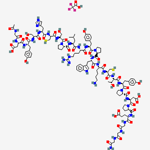 molecular formula C123H169F3N32O39S2 B10825495 DX600 Tfa 