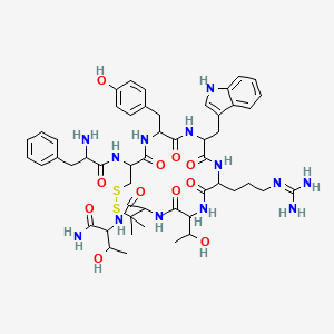 molecular formula C51H69N13O11S2 B10825519 Fcywrtxt 