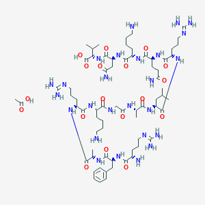 molecular formula C69H122N26O18 B10825540 Protein Kinase C 19-31 acetate 