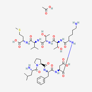 molecular formula C50H82N10O16S B10825560 CEF6 acetate(913545-15-0 free base) 