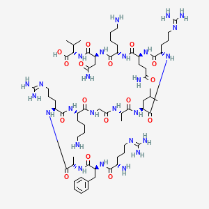 molecular formula C67H118N26O16 B10825596 Protein kinase c(19-31) 