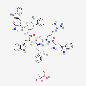 molecular formula C63H66F3N15O8 B10825614 WRW4 Trifluoroacetate 