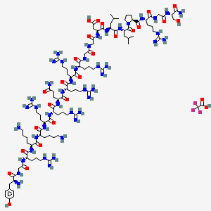 molecular formula C102H180F3N45O27 B10825625 P110 trifluoroacetate 