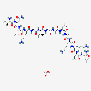 molecular formula C72H135N19O17 B10825694 Mastoparan acetate 