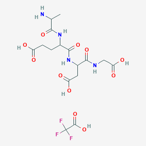 molecular formula C16H23F3N4O11 B10825702 Epithalon TFA 